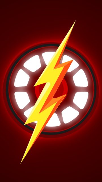 Iron Flash iPhone Wallpaper