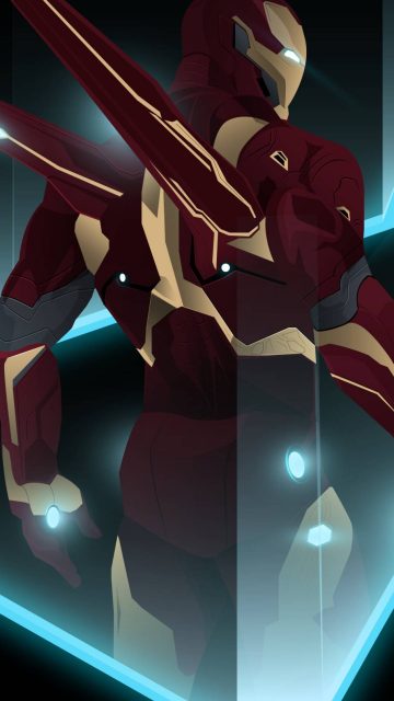 Iron Man MK 50 Animated iPhone Wallpaper