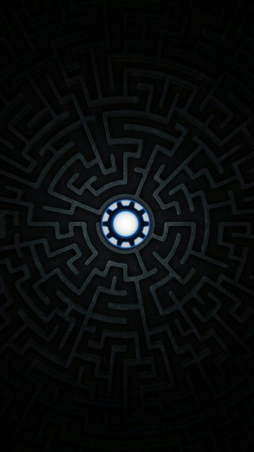 Iron Man Maze iPhone Wallpaper