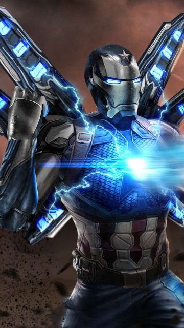 Iron Man Nanotech Armor iPhone Wallpaper