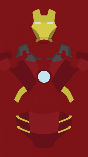 Iron Man Simple iPhone Wallpaper