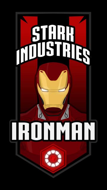 Iron Man Stark Industries iPhone Wallpaper