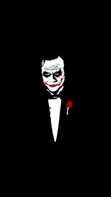 Joker Godfather iPhone Wallpaper
