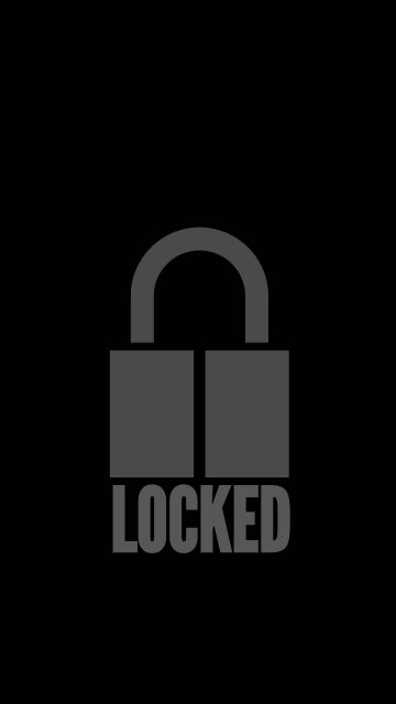 Locked Screen iPhone Wallpaper