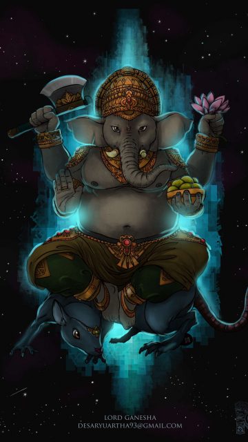 Lord Ganesha iPhone Wallpaper