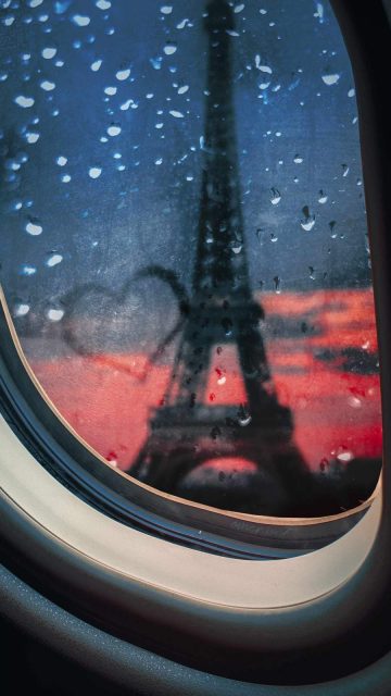 Paris Eiffel Tower Love iPhone Wallpaper