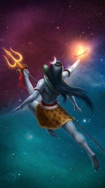 Shiva Universe iPhone Wallpaper