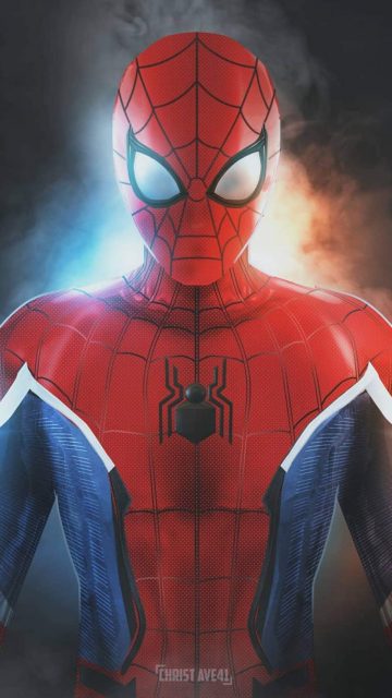 Spider Man Suit iPhone Wallpaper