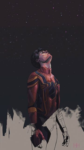 Spiderman Cry iPhone Wallpaper