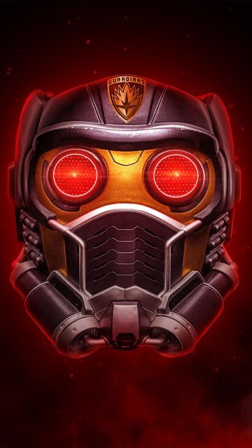 Starlord New Mask iPhone Wallpaper