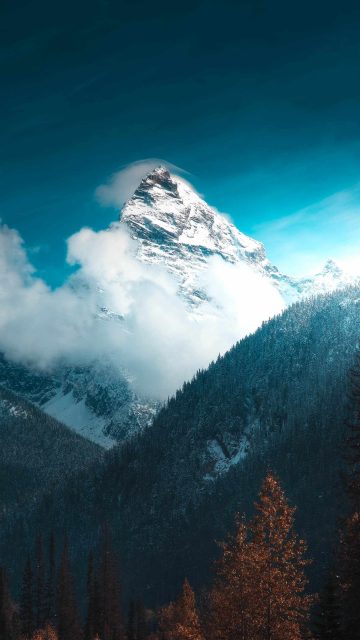 Swiss Alps Snow Mountains iPhone Wallpaper