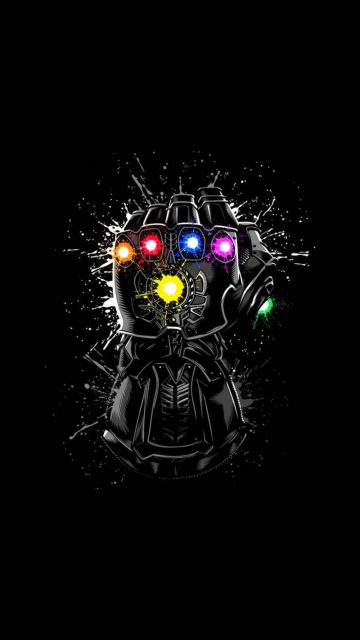 Thanos Hand iPhone Wallpaper