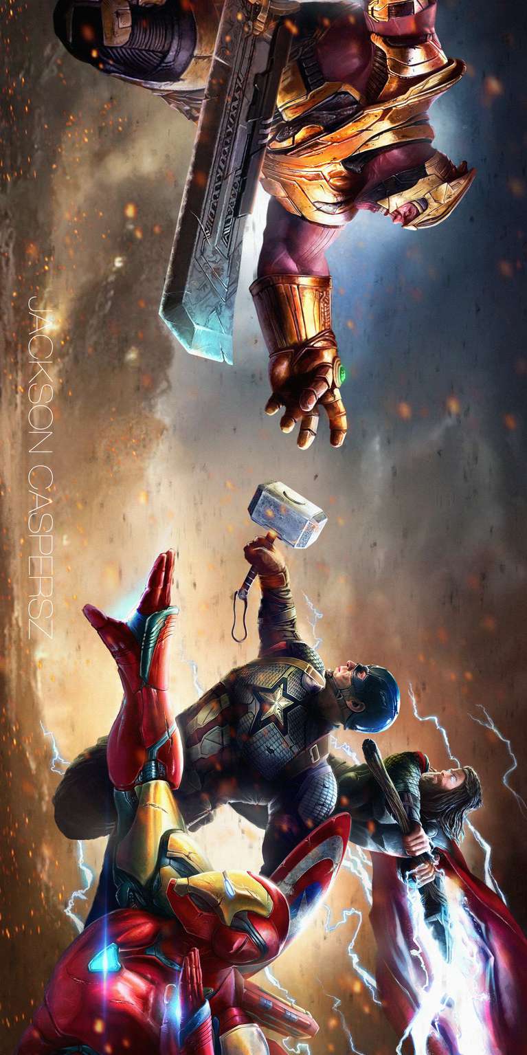 Thanos Vs Avengers Endgame Battle IPhone Wallpaper - IPhone Wallpapers :  iPhone Wallpapers
