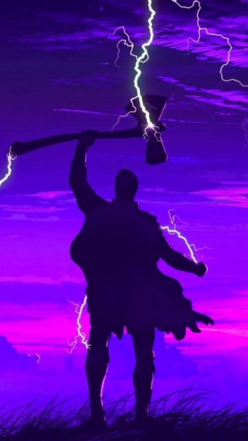 Thor Thunder iPhone Wallpaper