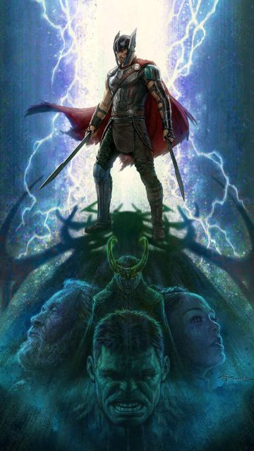 Thor Warrior iPhone Wallpaper