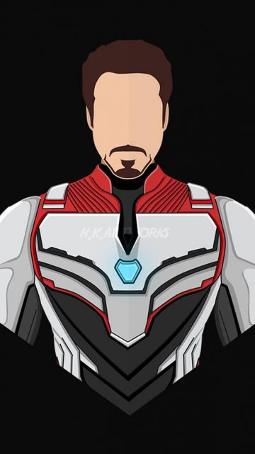 Tony Stark Quantum Suit iPhone Wallpaper