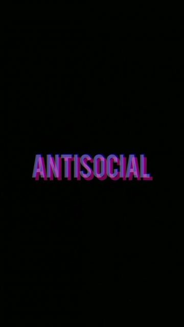Antisocial iPhone Wallpaper