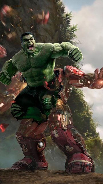 Bruce Banner Becomes Hulk iPhone Wallpaper