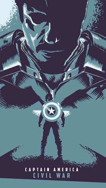 Captain America Civil War iPhone Wallpaper