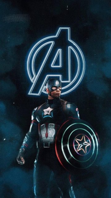 Captain America The Oldest Avenger iPhone Wallpaper