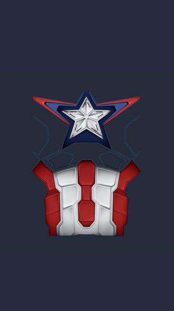 Captain America Uniform iPhone Wallpaper