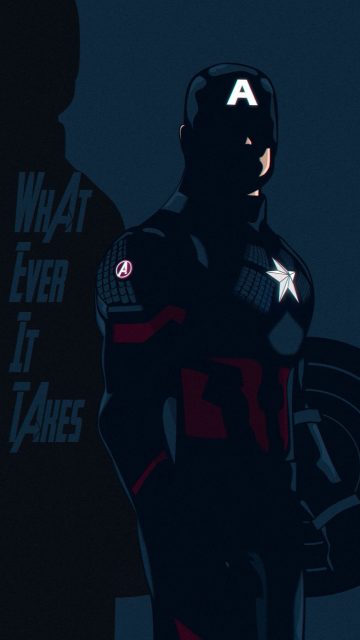 Captain America Whatever it Takes iPhone Wallpaper