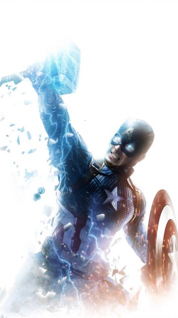 Captain America Worthy iPhone Wallpaper