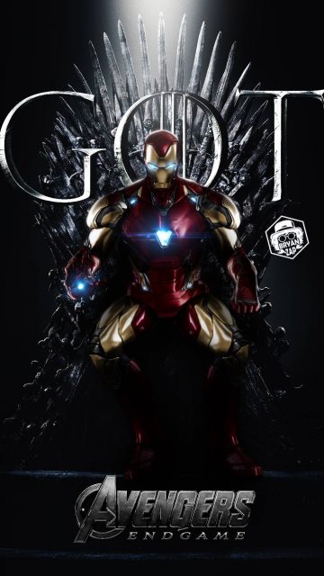 Game of Thrones Iron Man iPhone Wallpaper