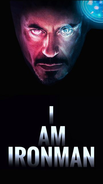 I Am Iron Man Tony Stark iPhone Wallpaper