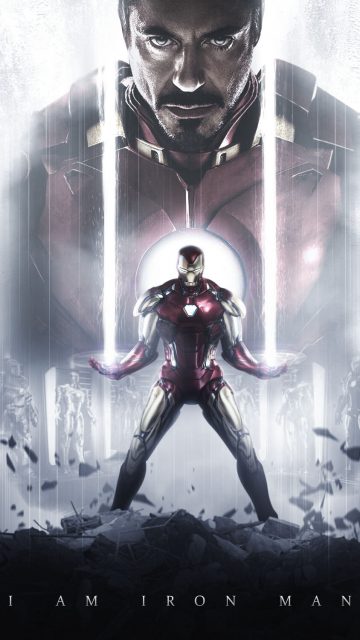 I Am Iron Man iPhone Wallpaper