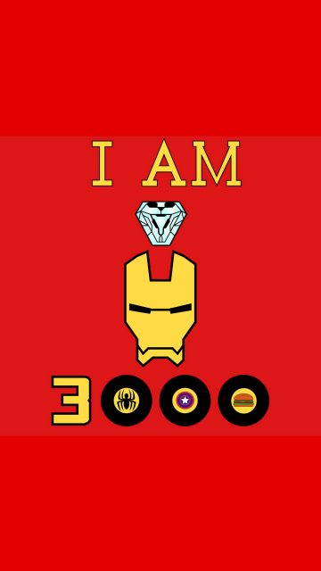 I am Iron Man Love You 3000 iPhone Wallpaper