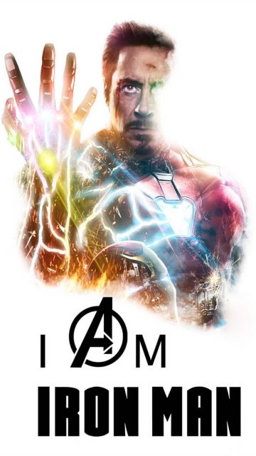 I am Iron Man Tony Stark Poster iPhone Wallpaper