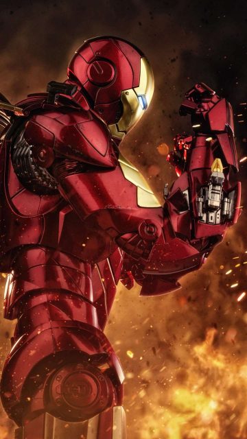 Iron Man Weapons iPhone Wallpaper