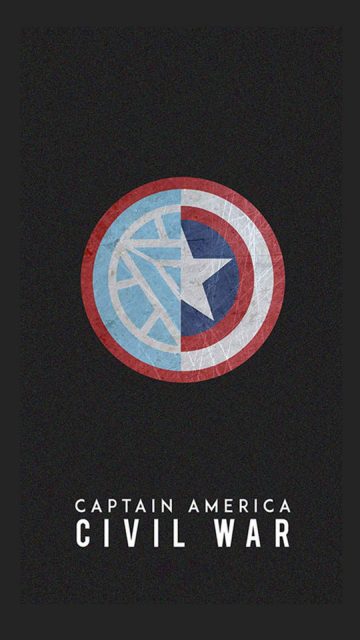Iron Man vs Captain Civil War iPhone Wallpaper