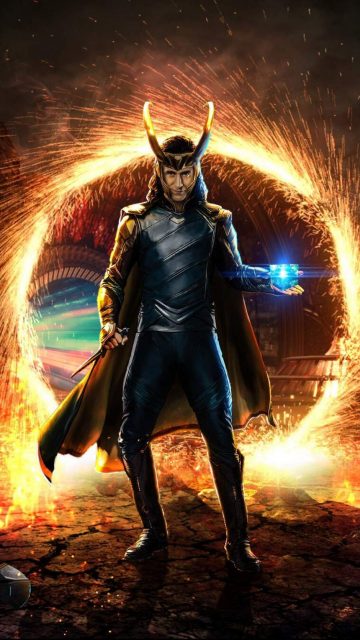 Loki is Back iPhone Wallpaper