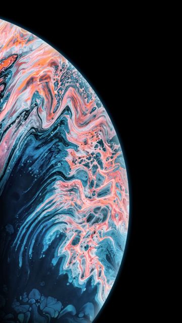 Marble Sphere iPhone Wallpaper