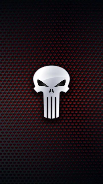 Punisher Logo iPhone Wallpaper