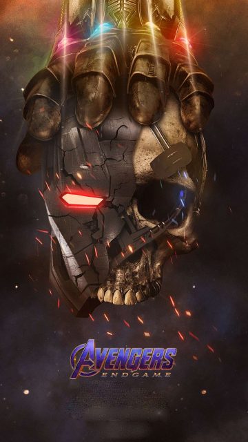Thanos vs Iron Man iPhone Wallpaper
