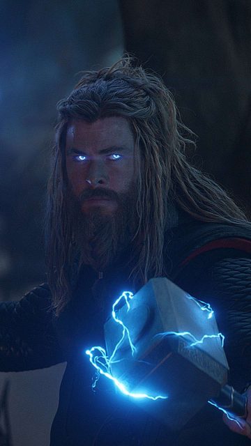 Thor Avengers Endgame Final Battle iPhone Wallpaper