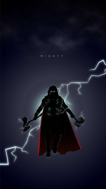 Thor From Endgame iPhone Wallpaper