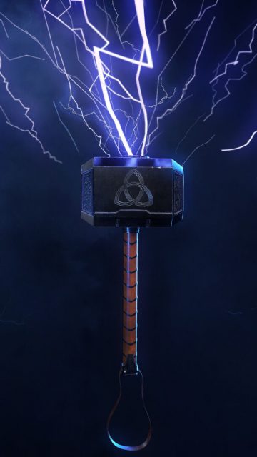 Thor Mjolnir iPhone Wallpaper