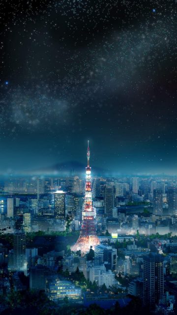 Tokyo Tower Japan iPhone Wallpaper