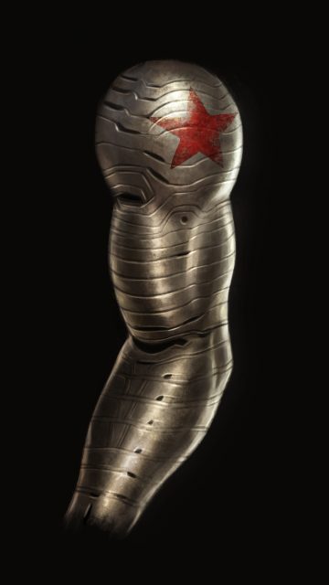Winter Soldier Bucky Arm iPhone Wallpaper