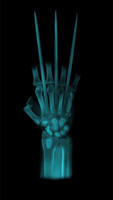 Wolverine Claws X Ray iPhone Wallpaper