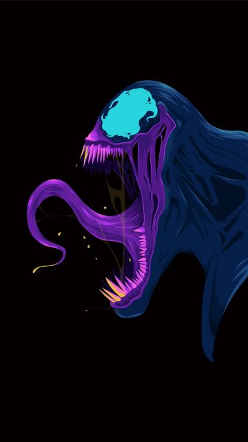 Amoled Venom iPhone Wallpaper