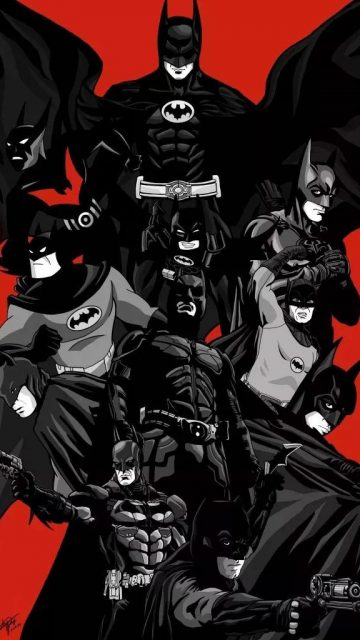 Batman Evolution iPhone Wallpaper
