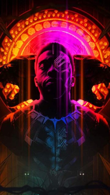 Black Panther King Remix iPhone Wallpaper