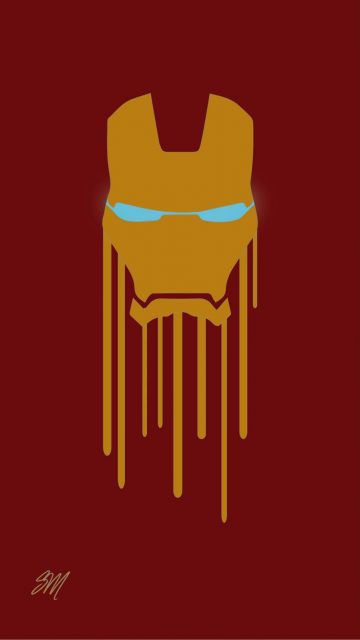 Bleeding Iron Man iPhone Wallpaper