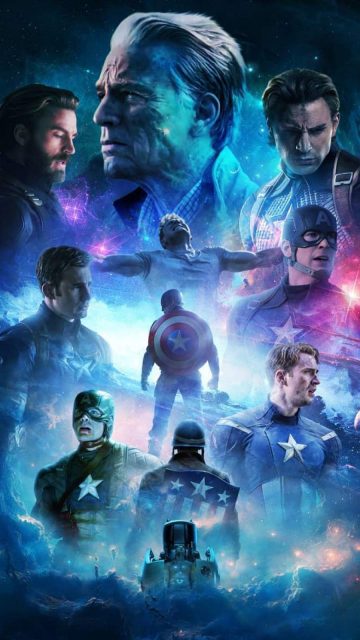Captain America True Soldier iPhone Wallpaper