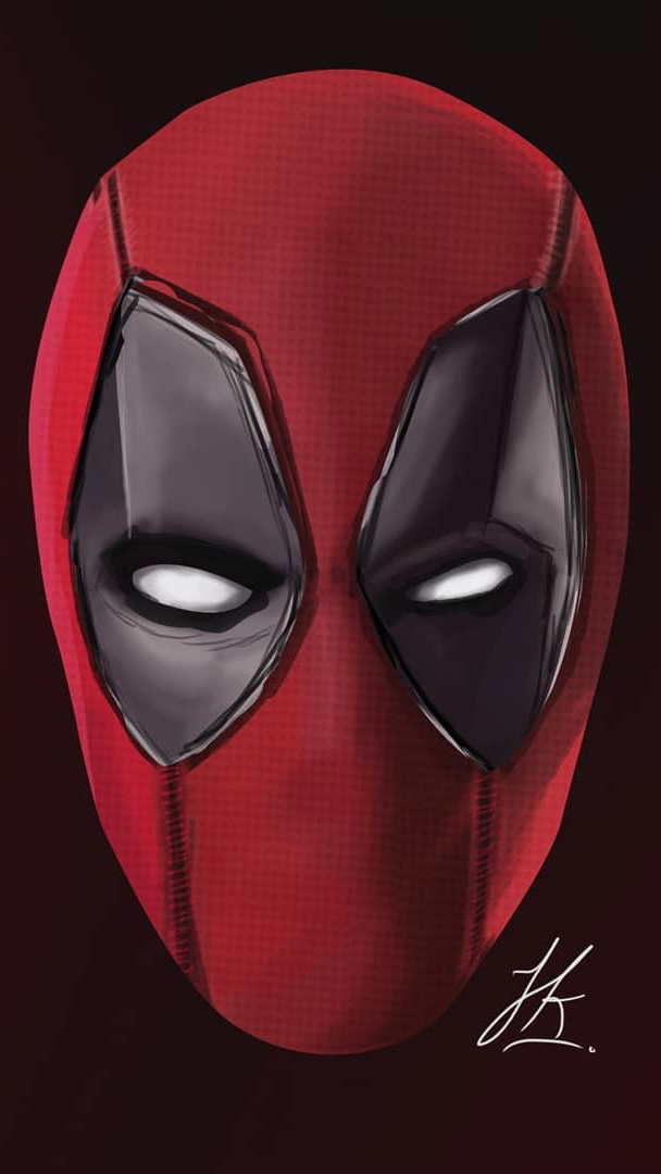 Deadpool Art iPhone Wallpaper